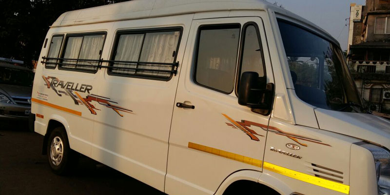 13 Seater AC Tempo Traveller Cab