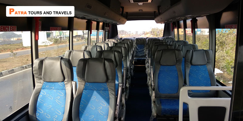 Luxury SML Mini Coach 28 seater - Patra Tours And Travels Interior
